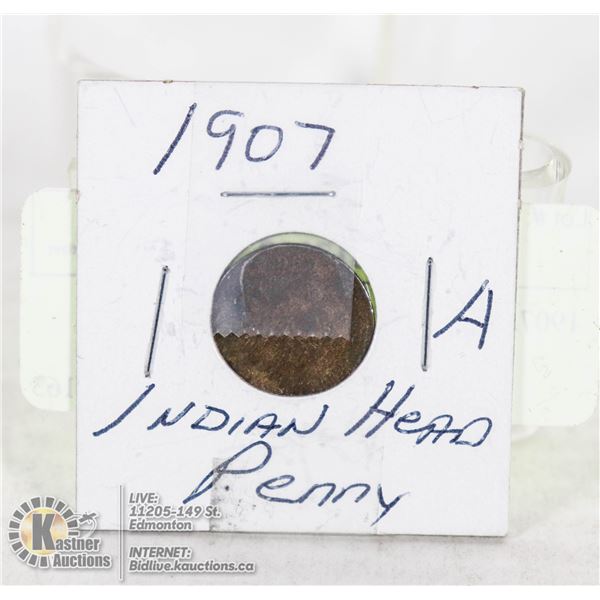 1907A INDIAN HEAD PENNY
