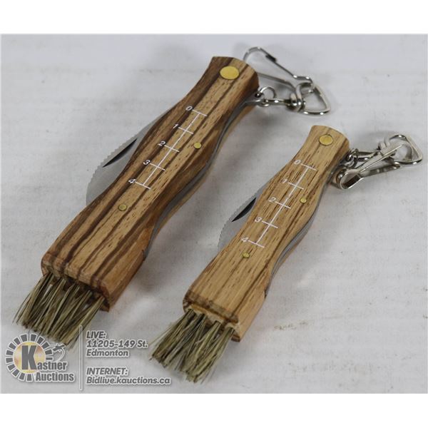 LOT OF 2 NEW OLYMPIA  CURVED BLADED KNIVES