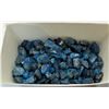Image 1 : 4)  LOT OF 54.3 GRAMS OF BLUE APATITE QUARTZ