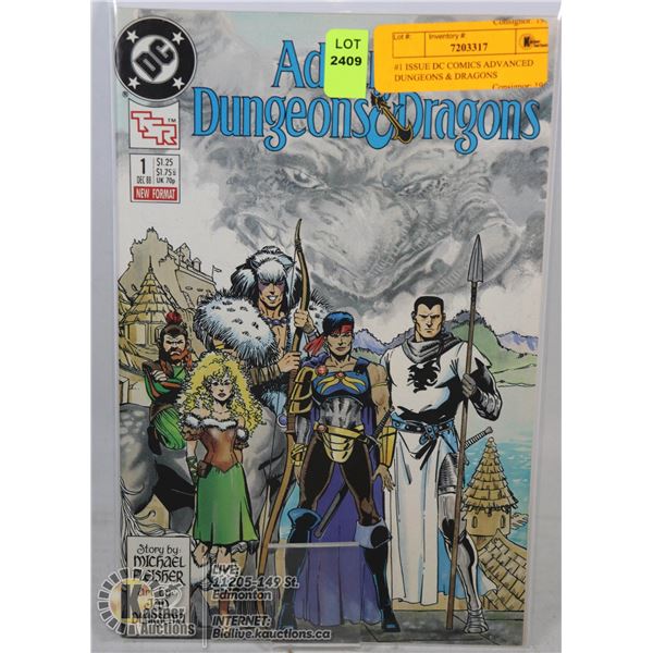 #1 ISSUE DC COMICS ADVANCED DUNGEONS & DRAGONS