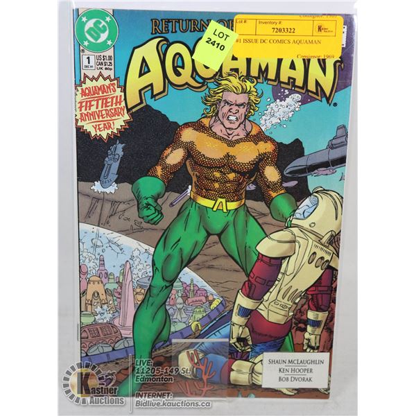 #1 ISSUE DC COMICS AQUAMAN