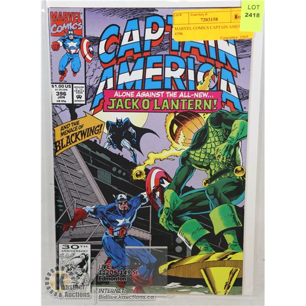 MARVEL COMICS CAPTAIN AMERICA #396