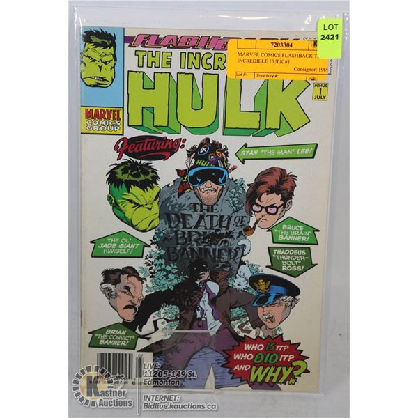 MARVEL COMICS FLASHBACK THE INCREDIBLE HULK #1