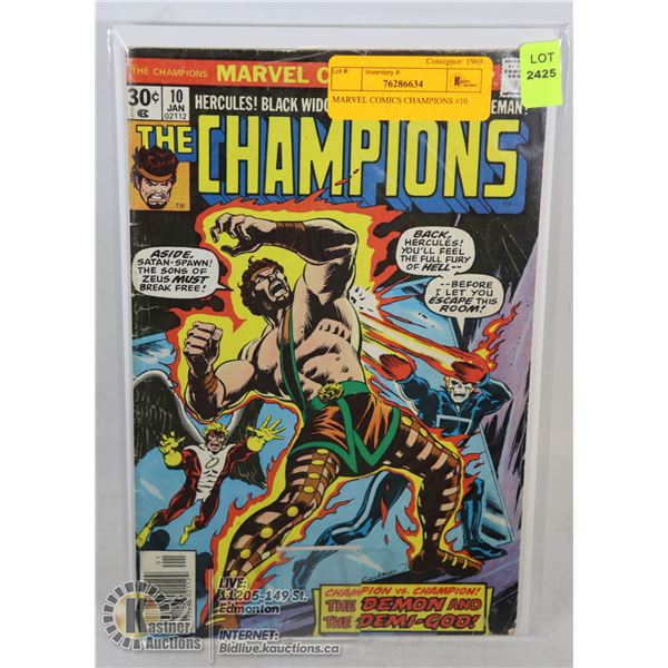 MARVEL COMICS CHAMPIONS #10