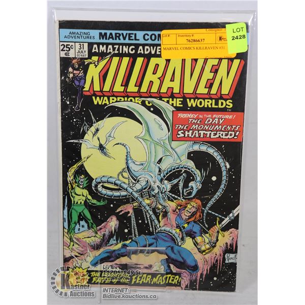 MARVEL COMICS KILLRAVEN #31