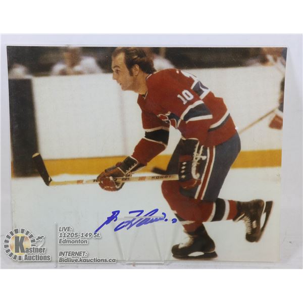 GUY LAFLEUR MONTREAL CANADIENS SIGNED 8X10 PHOTO