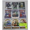Image 1 : NFL INSERT 9 CARD LOT 2018-19