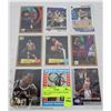 Image 1 : NBA 9 CARD LOT VARIOUS YEARS AND SETS