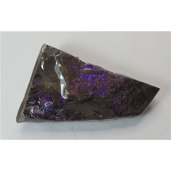 18)  NATURAL PURPLE FIRE AMMOLITE MINERAL