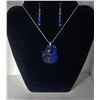 Image 1 : 22) CARVED ROYAL BLUE TITANIUM CRYSTAL FOX