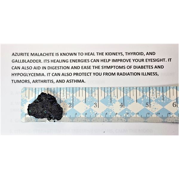 8)  NATURAL 7.8 GRAMS OF AZURITE MALACHITE