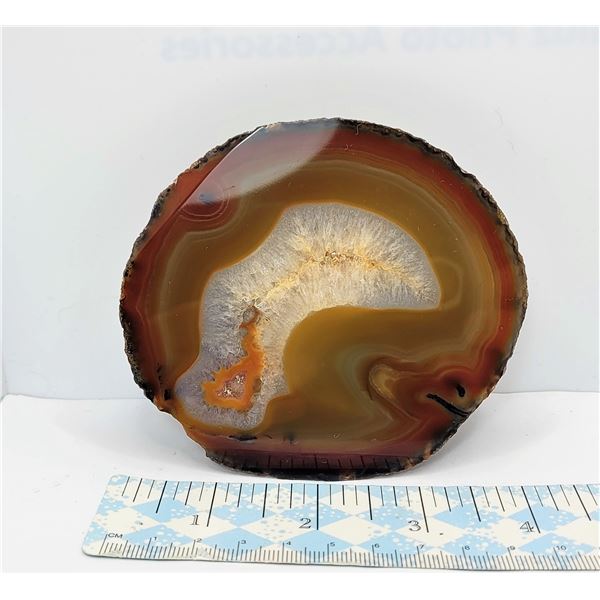 11)  NATURAL SLICED AGATE MINERAL SPECIMEN