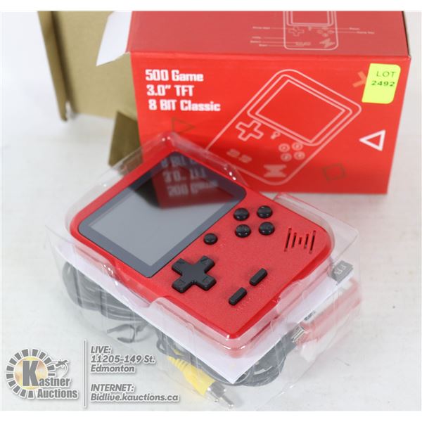500 GAME 3.0 INCH TFT 8 BIT CLASSIC