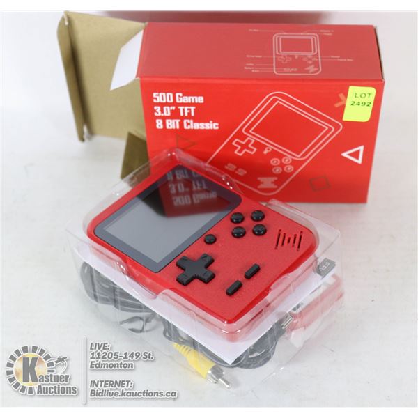 500 GAME 3.0 INCH TFT 8 BIT CLASSIC