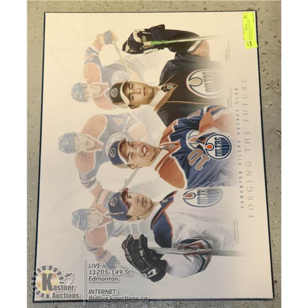2010 OILERS PLAYERS  PRINT POSTER 18"X24"