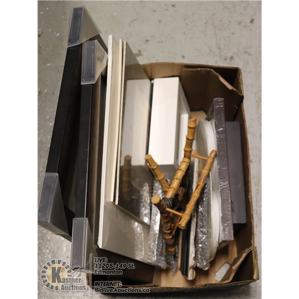 ASSORTED NEW AND USED PICTURE FRAMES