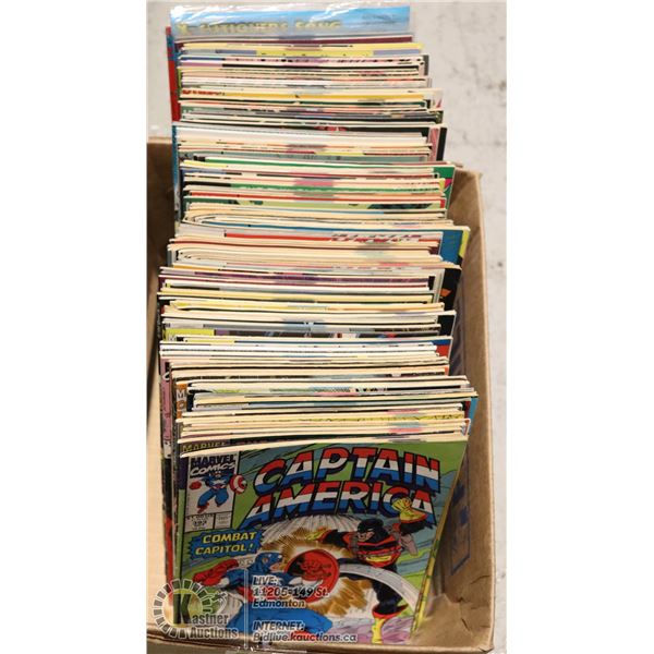 COMICS BOX - APPROX 150 COMIC BOOKS - MARVEL DC