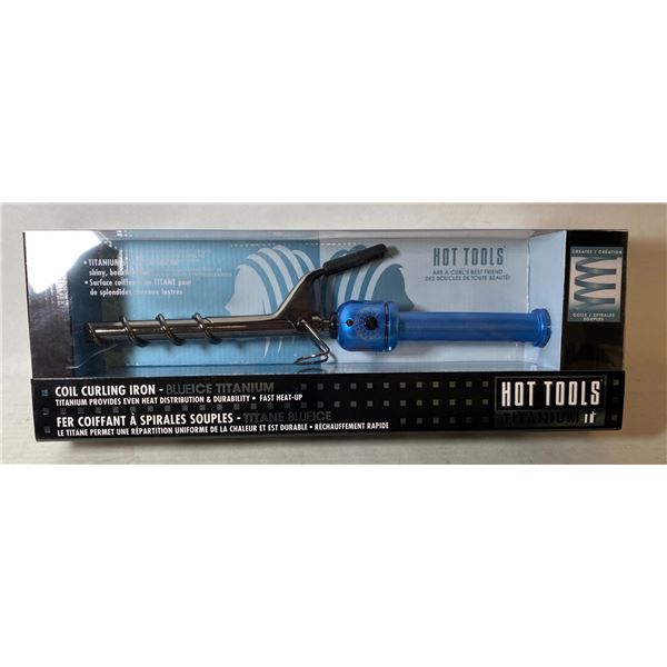 NEW HOT TOOLS TITANIUM COIL CURLING IRON