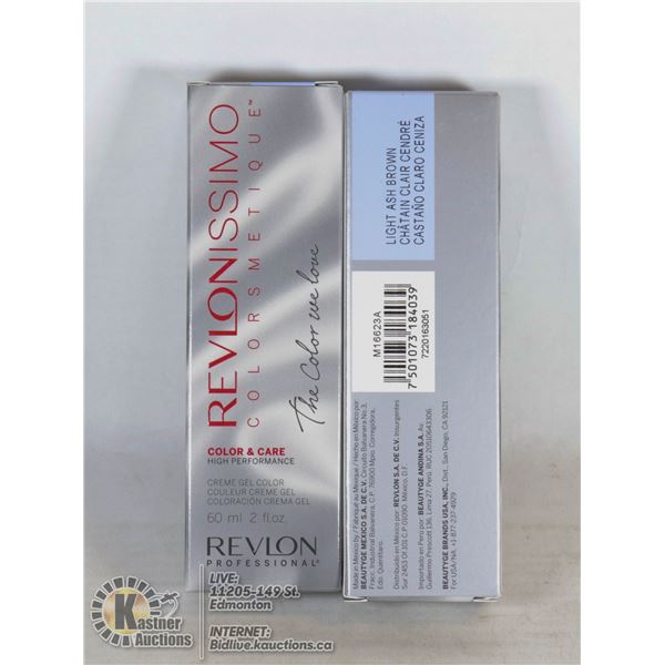 LOT OF 2 REVLONISSIMO PERMANENT HAIR COLOR