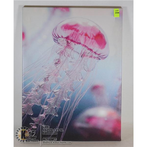 JELLYFISH CANVAS WALL ART
