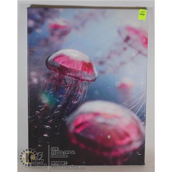 JELLYFISH CANVAS WALL ART