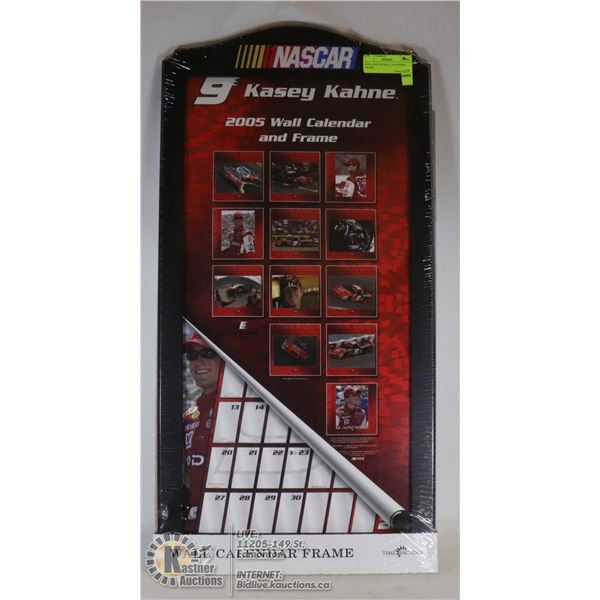 NEW NASCAR WALL CALENDAR FRAME