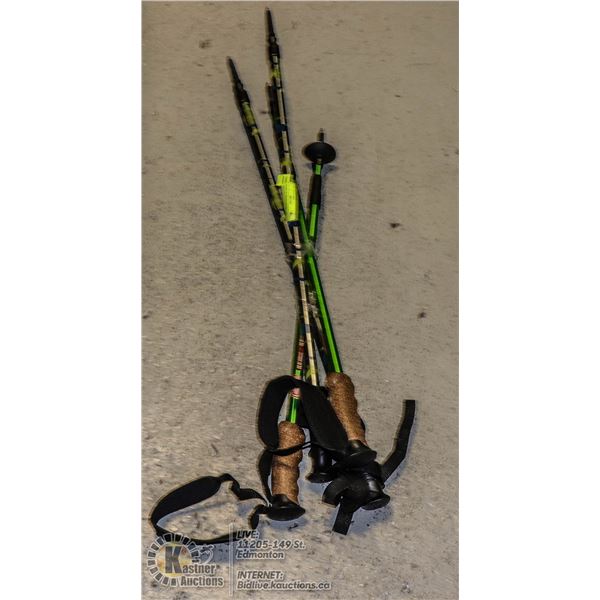 2 PAIRS OF HIKING POLES