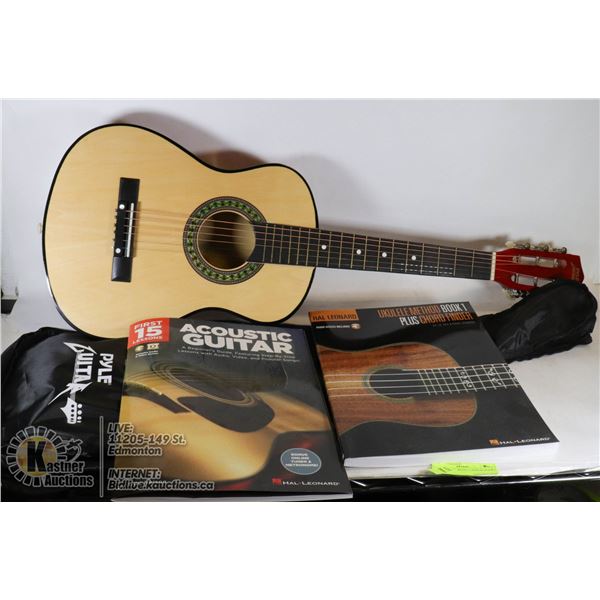 KIDS GUITAR WITH 2 LESSON BOOKS