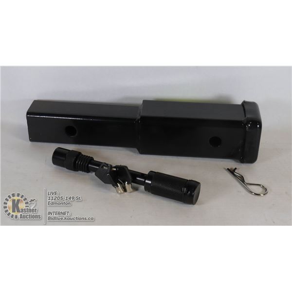 EXTENSION HITCH WITH LOCKING PIN