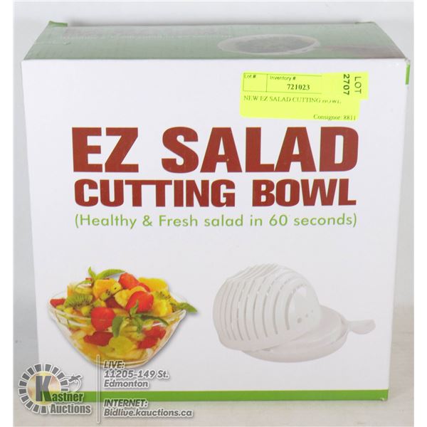 NEW EZ SALAD CUTTING BOWL