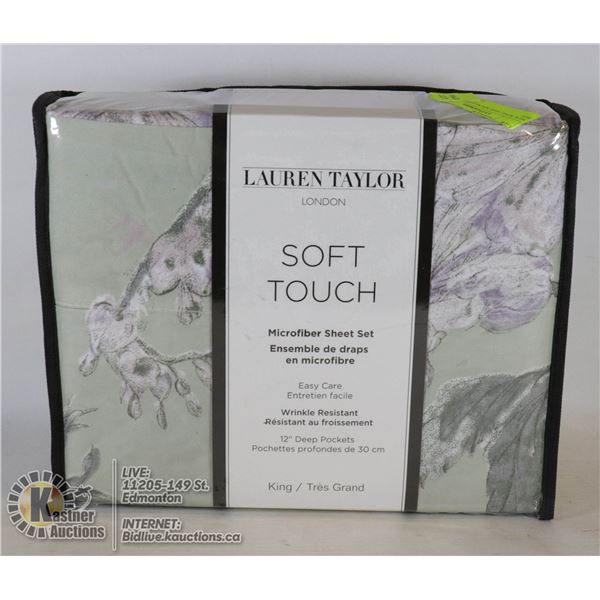 NEW KING SIZE MICROFIBER SHEET SET