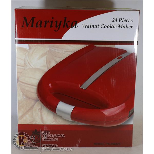 NEW 24 PIECES WALNUT COOKIE MAKER