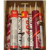Image 1 : FLAT OF ASSORTED TUBES OF SEALANT