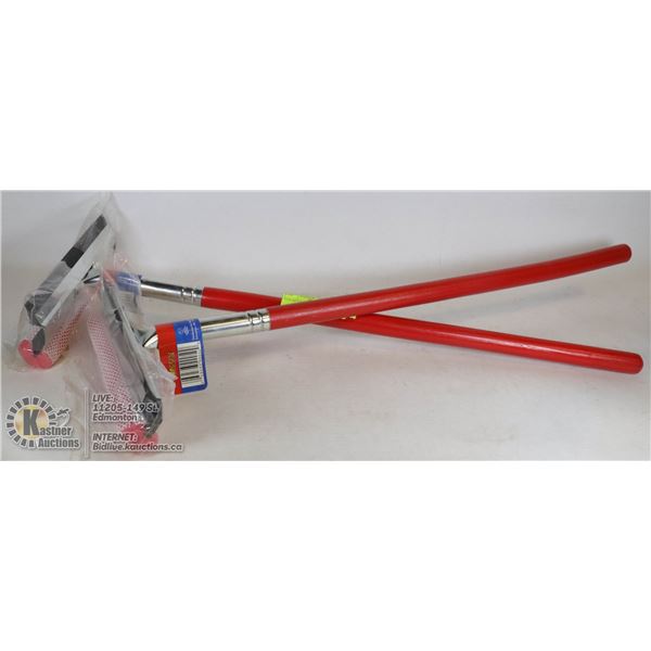 LOT OF 2 NEW WINDOW SQUEEGES