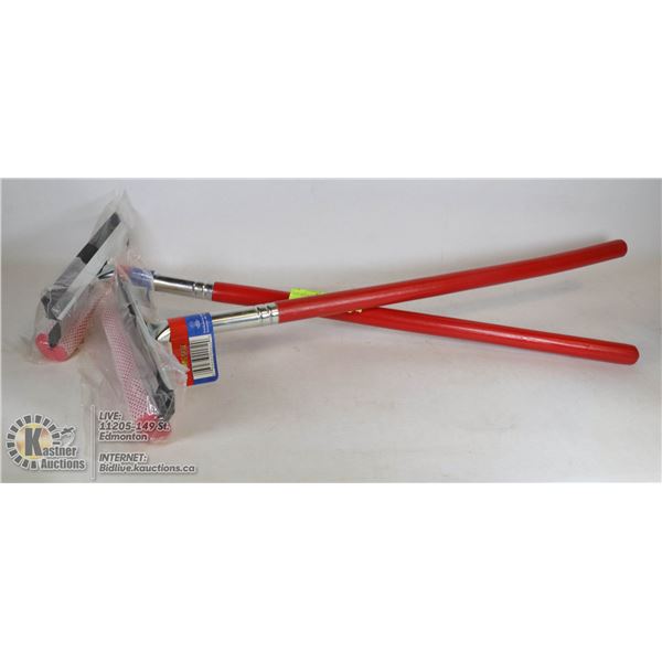 LOT OF 2 NEW WINDOW SQUEEGES