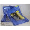 Image 1 : LOT OF 2 NEW 5FT X 7FT TARPS