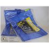 Image 1 : LOT OF 2 NEW 5FT X 7FT TARPS