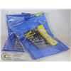 Image 1 : LOT OF 2 NEW 5FT X 7FT TARPS