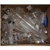 Image 1 : BOX OF GLASS LABRATORY EQUIPMENT