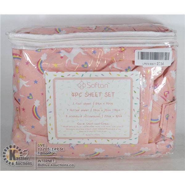 SOFTAN 4 PIECE SHEET SET FULL SIZE