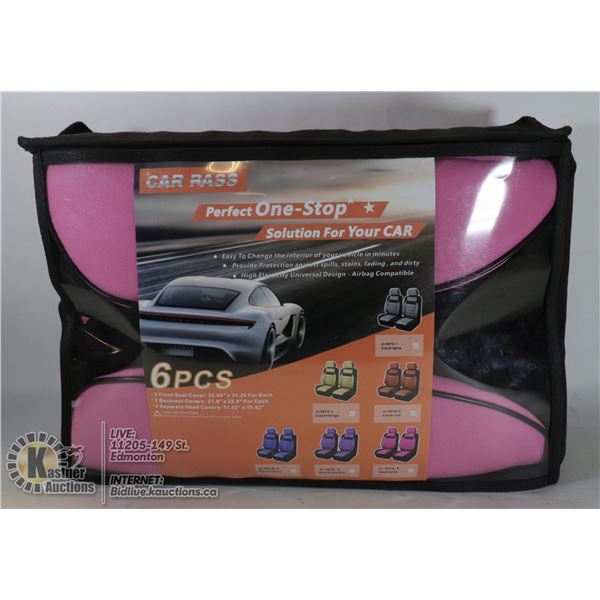 6 PIECE CAR SEAT COVERS