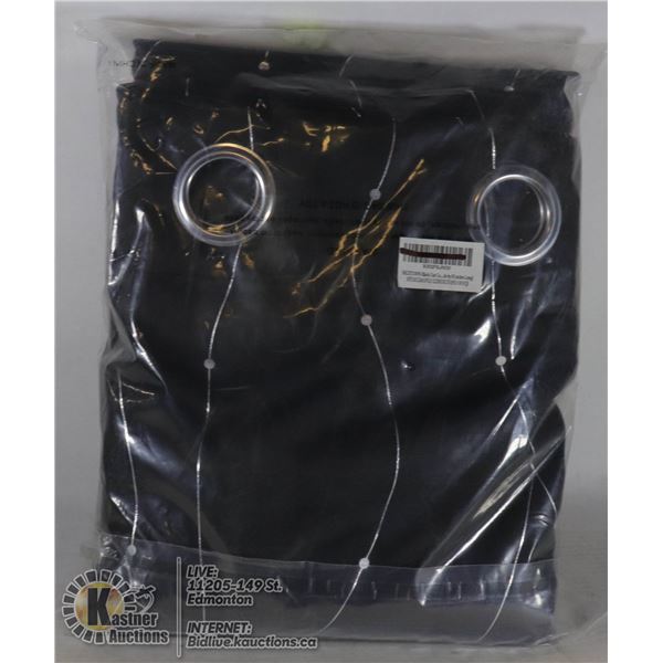 2 BLACKOUT CURTAIN PANELS  52" X 63"