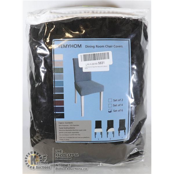 SET OF 6 DINNING ROOM CHAIR COVERS