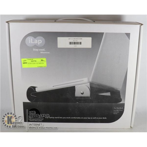 ILAP LAPTOP STAND. ALUMINUM