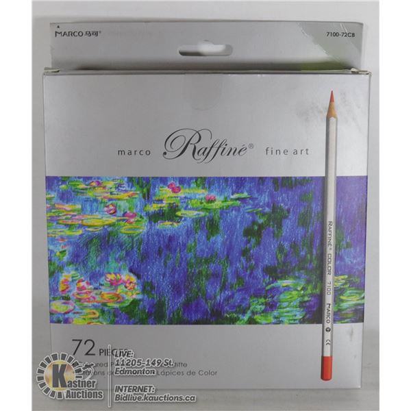 BOX OF 72 COLOURED PENCILS