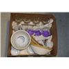 Image 1 : BOX WITH 4 SUNDAE DESERT HOLDERS, GLASSES & BOWL