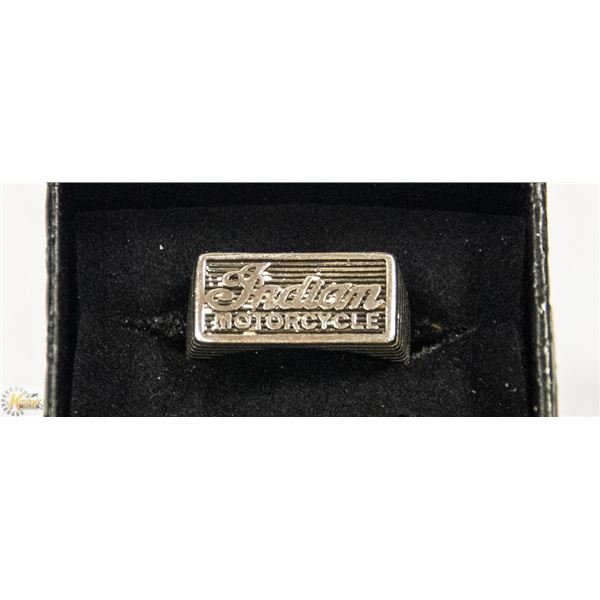 925 STERLING SILVER "INDIAN MOTORCYCLE" RING