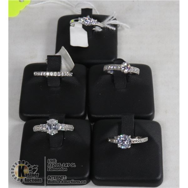 LADIES RINGS SET OF 5 (7)