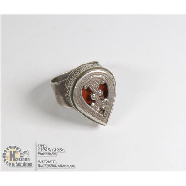 TURKISH JEWELRY SILVER RING BASED ON ANTIGUE