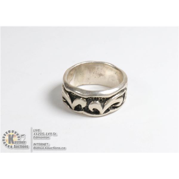 TURKISH JEWELRY  925 SILVER RING WITH BLACK AND